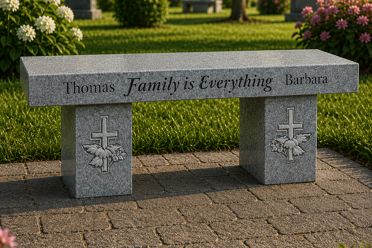 Companion Cremation Bench