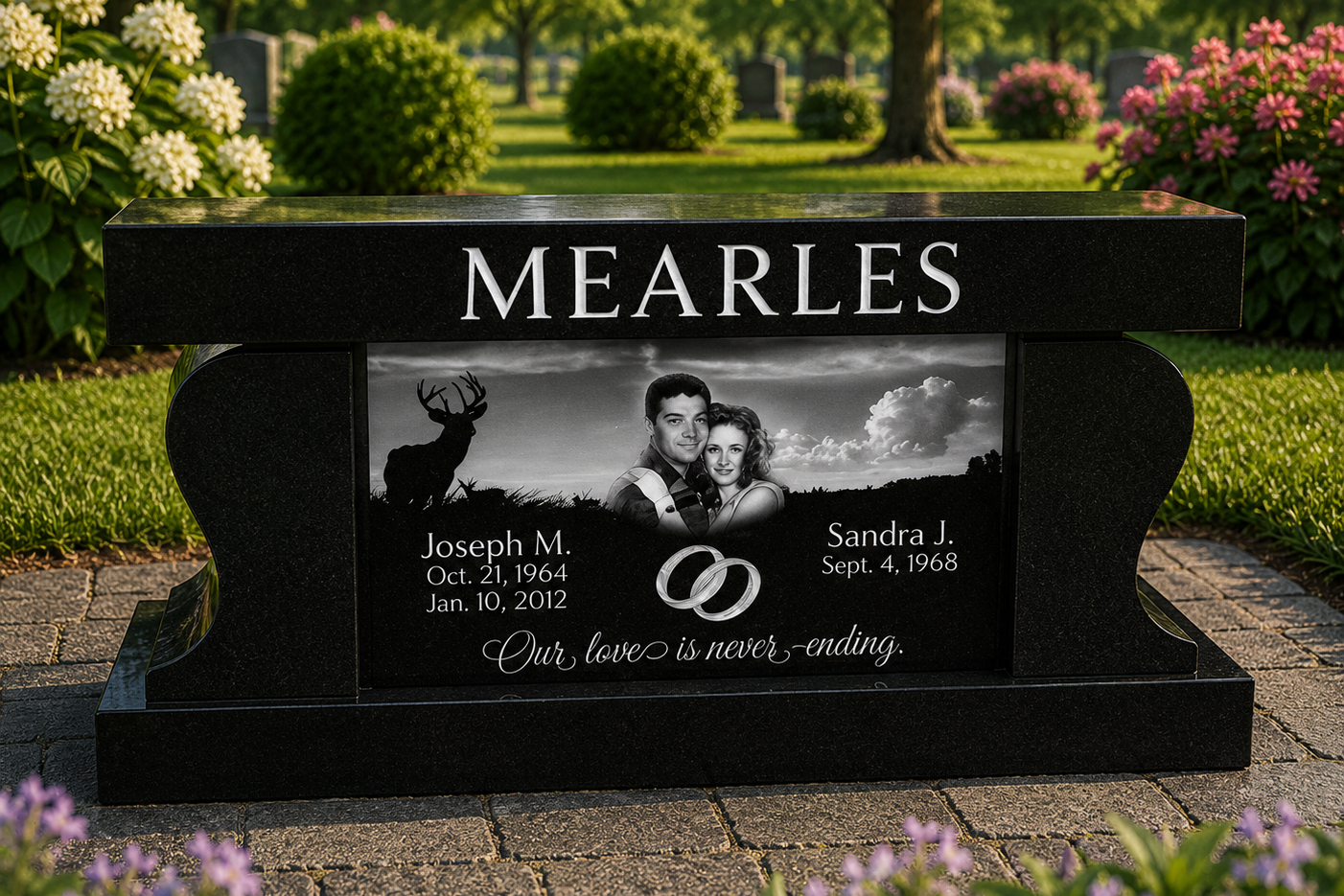 Cremation Bench with Chamber – 3-0 / 3-6 / 4-0 options