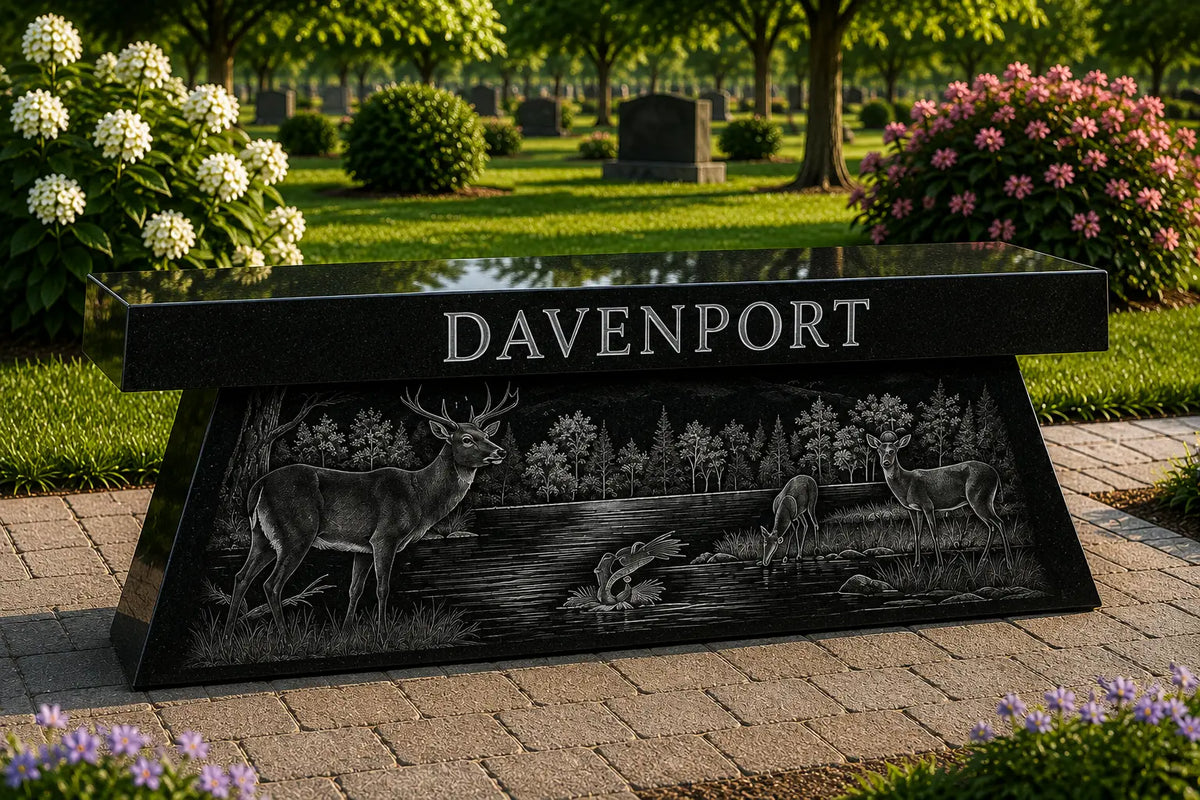 Cremation Memorial Package – Cremation-ready bench package