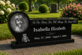 Laser Etched Memorial Bench – Laserable Jet Black bench