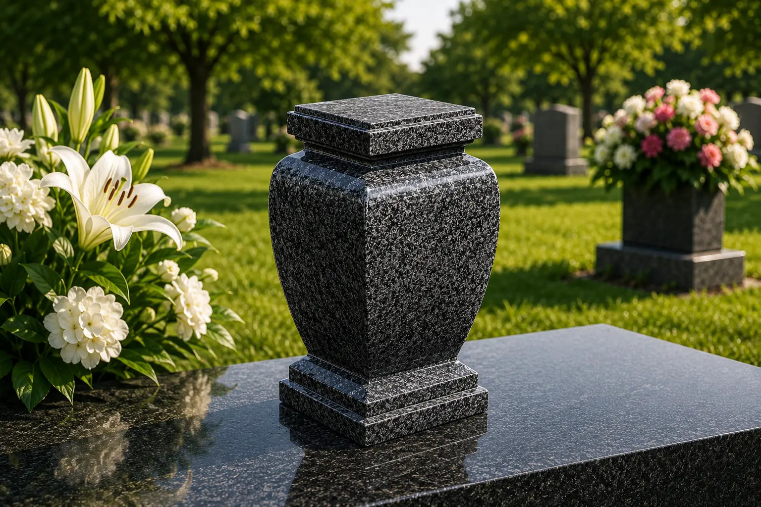Classic Granite Vase – 0-5 x 0-5 x 0-10