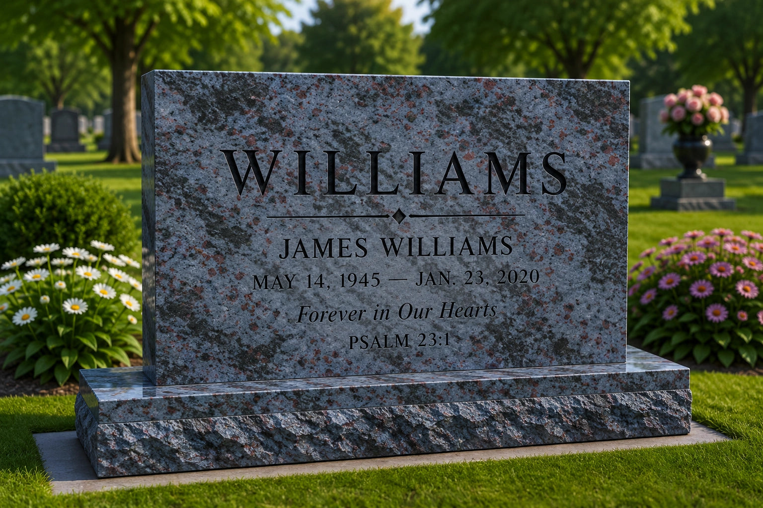 Flat Top Monument – Standard top design