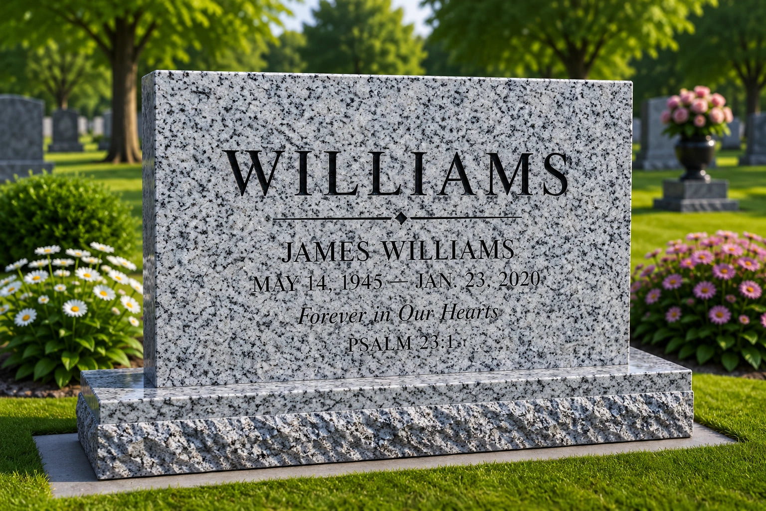 Flat Top Monument – Standard top design