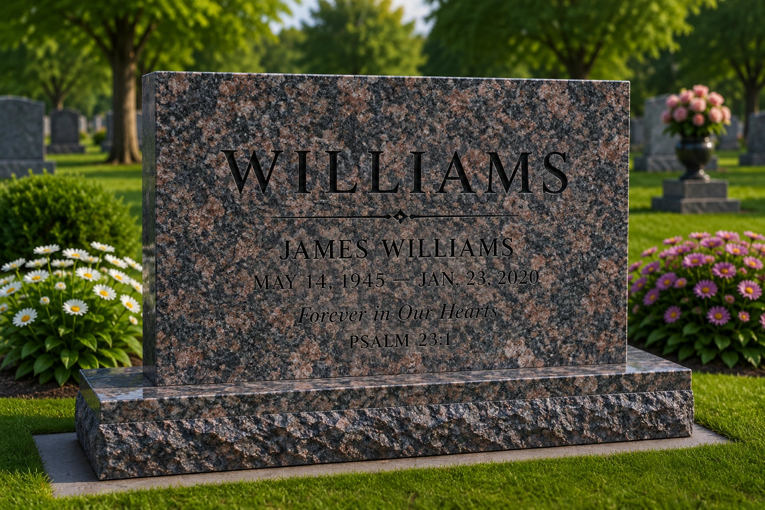 Flat Top Monument – Standard top design