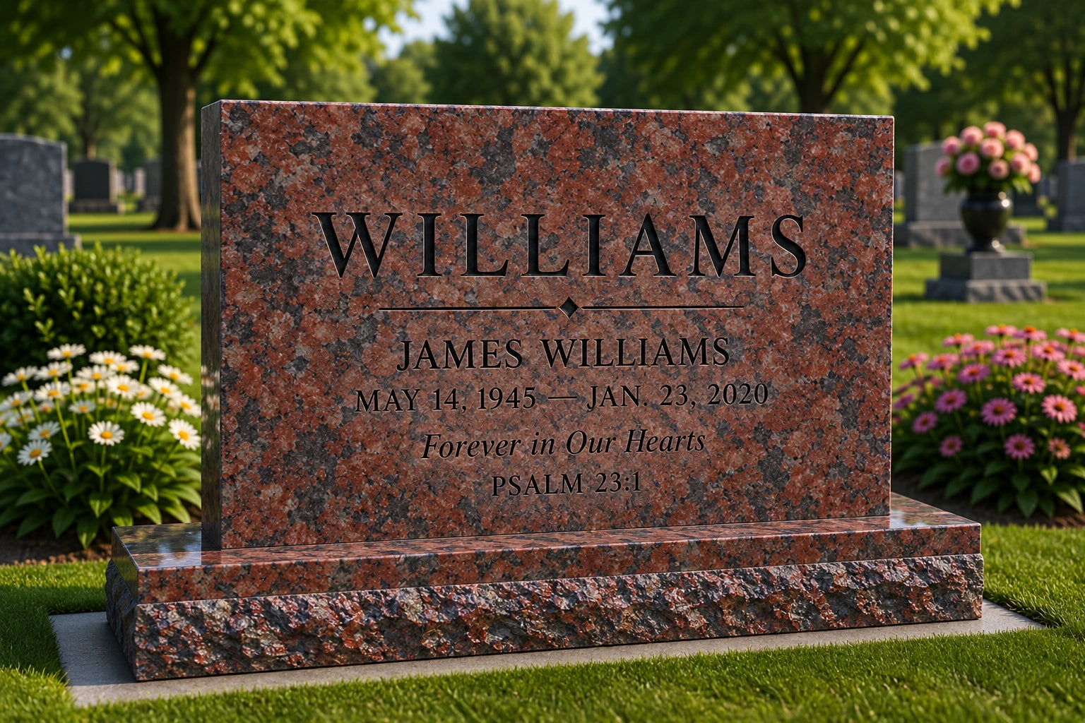 Flat Top Monument – Standard top design