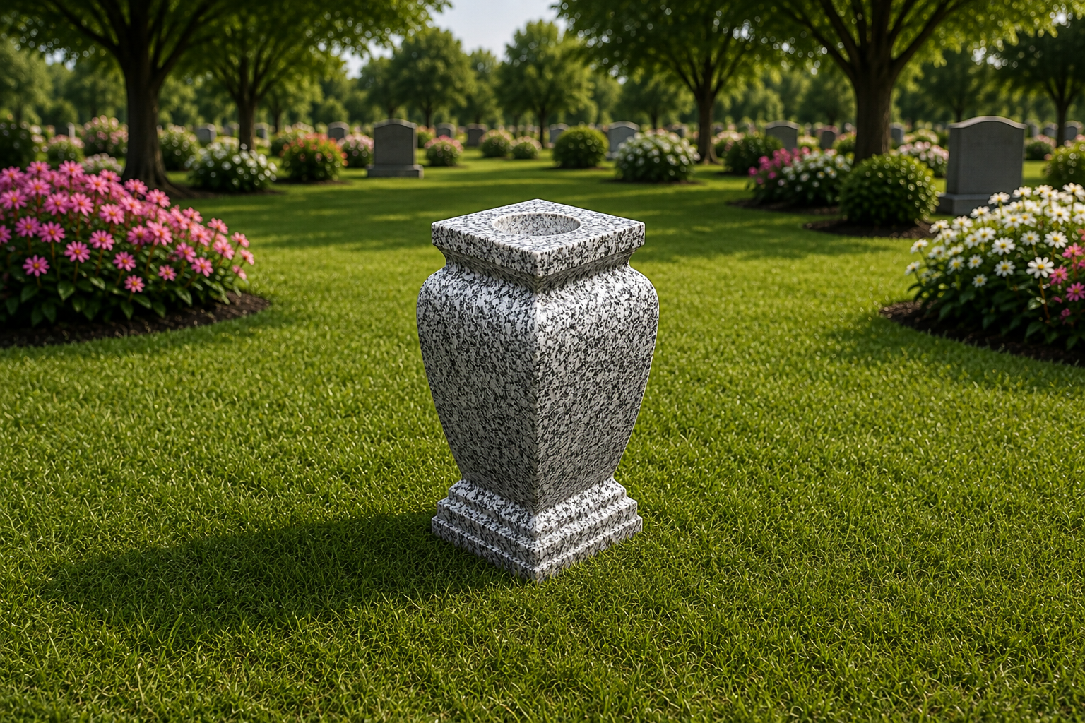 Gray Granite Vase – Standard companion vase