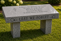Memorial Garden Bench – 3-foot bench