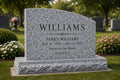 One-Half Oval Monument – Standard top design
